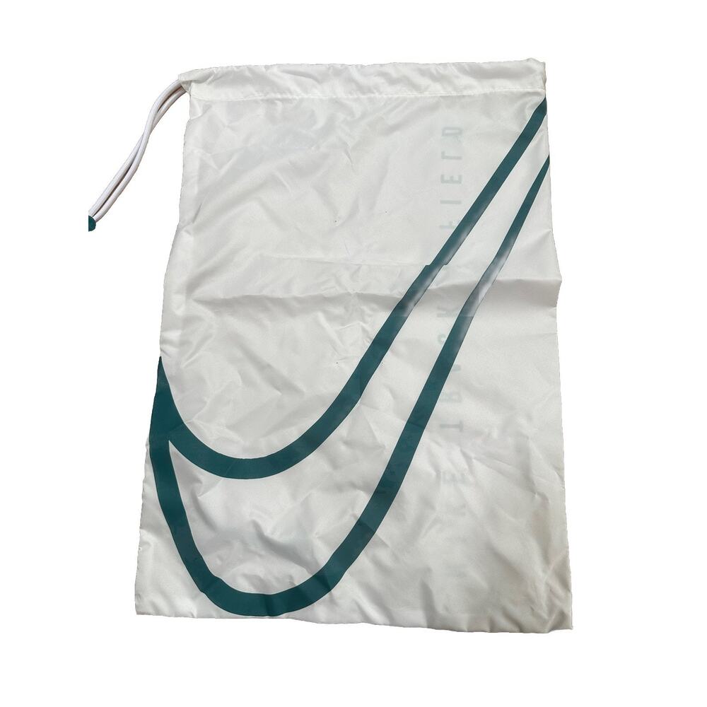 Nike Track & Field Spikes Shoe Drawstring Bag White Spruce Green